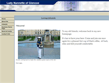 Tablet Screenshot of nannette.com
